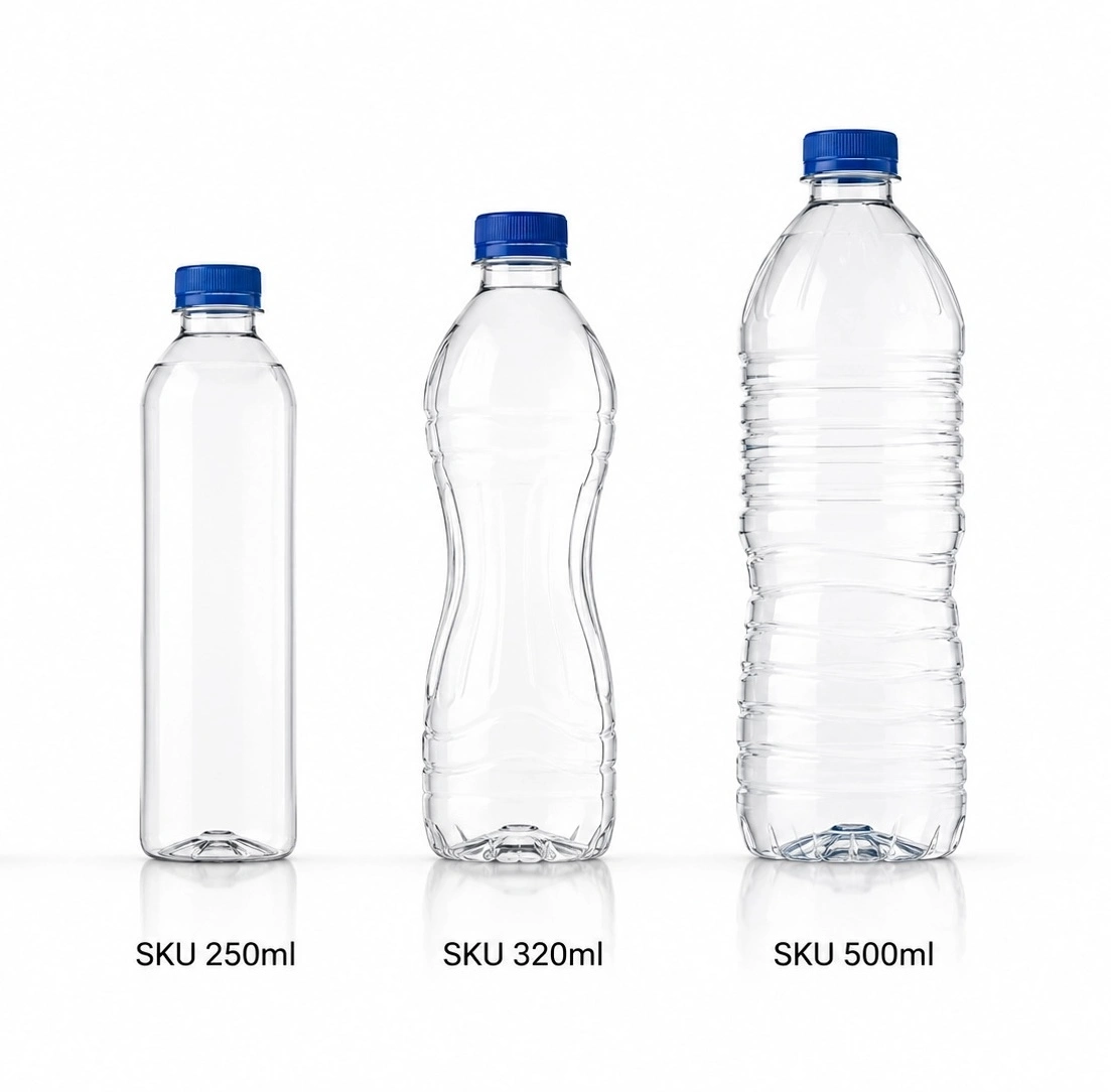 PET Bottles available formats