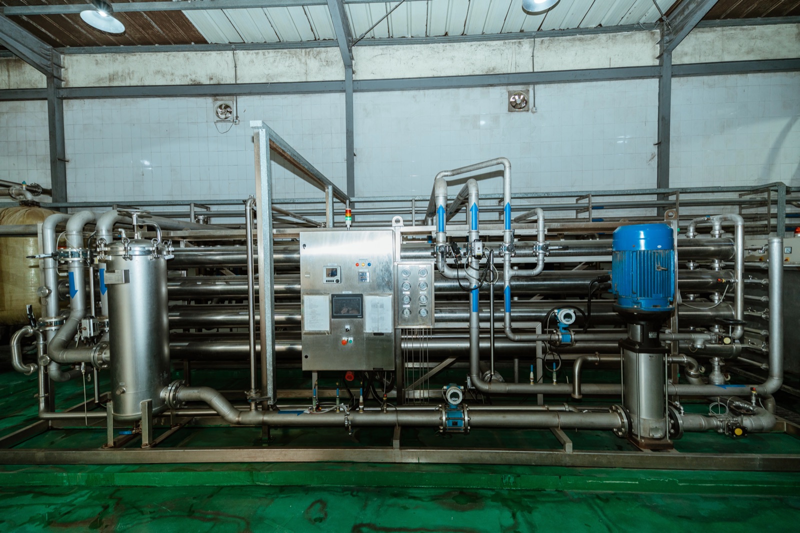Industrial wastewater treatment utility system
